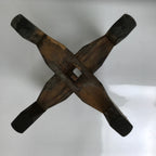 Japanese Wooden Silk Thread Spool Itomaki Vtg Bobbin Frame Spinning Wheel JK825