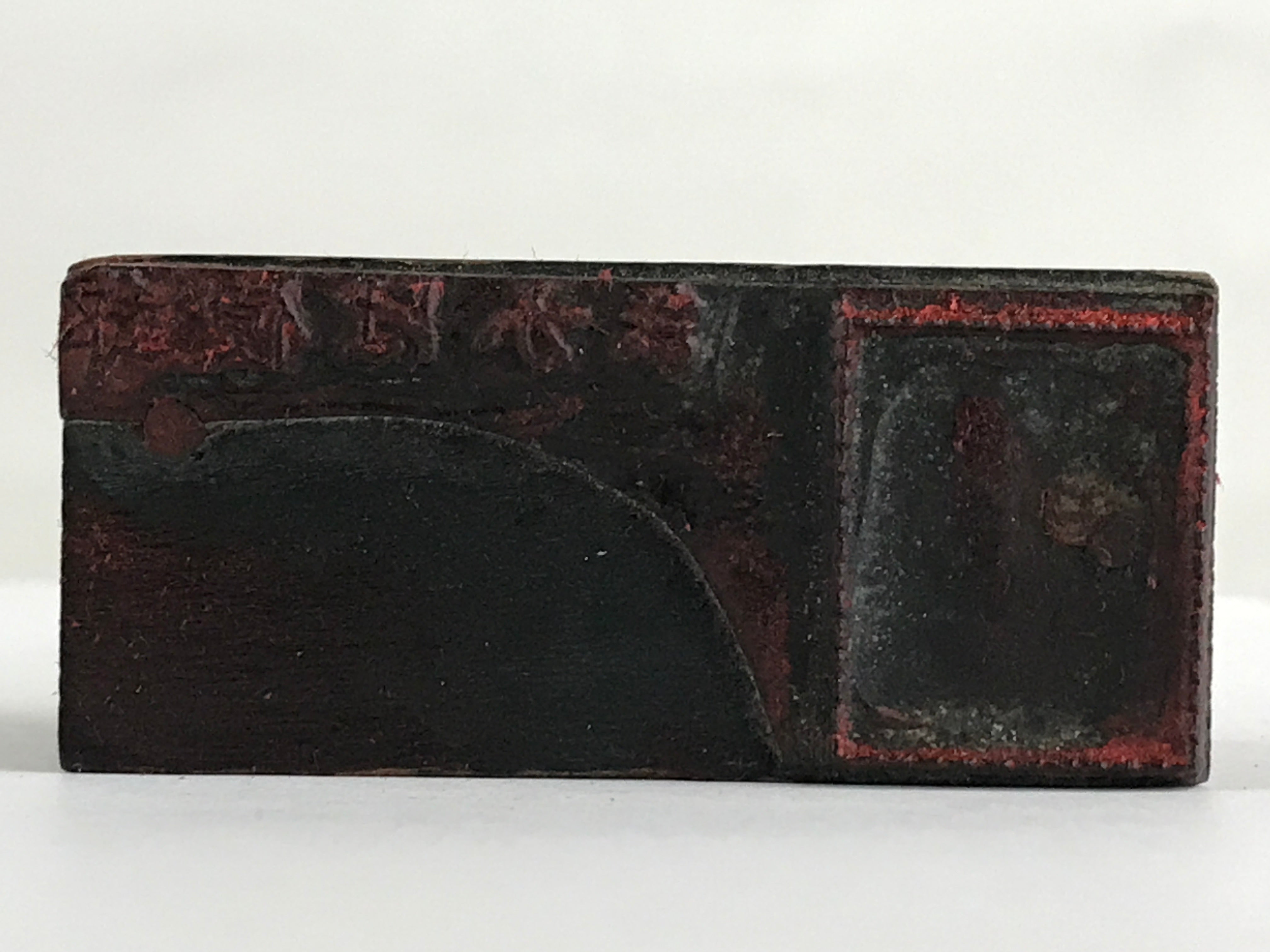 Japanese Wooden Stamp Hanko Inkan Kanji Vtg Metal Seal Postcard Yubin ...