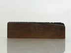 Japanese Wooden Stamp Hanko Inkan Vtg Metal Company Seal Name Address HS158