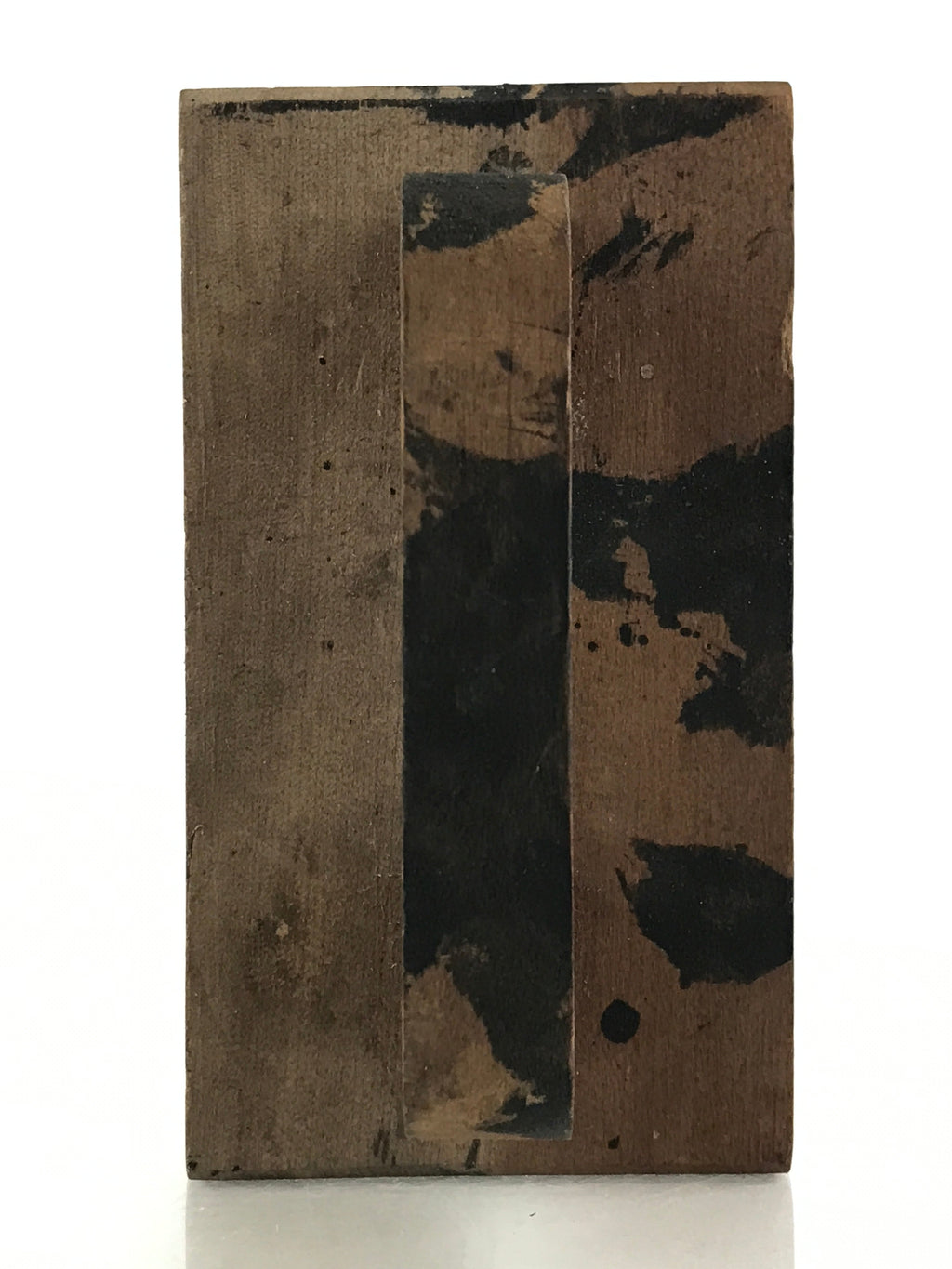 Japanese Wooden Stamp Hanko Inkan Vtg Metal Kanji Design New Year HS170