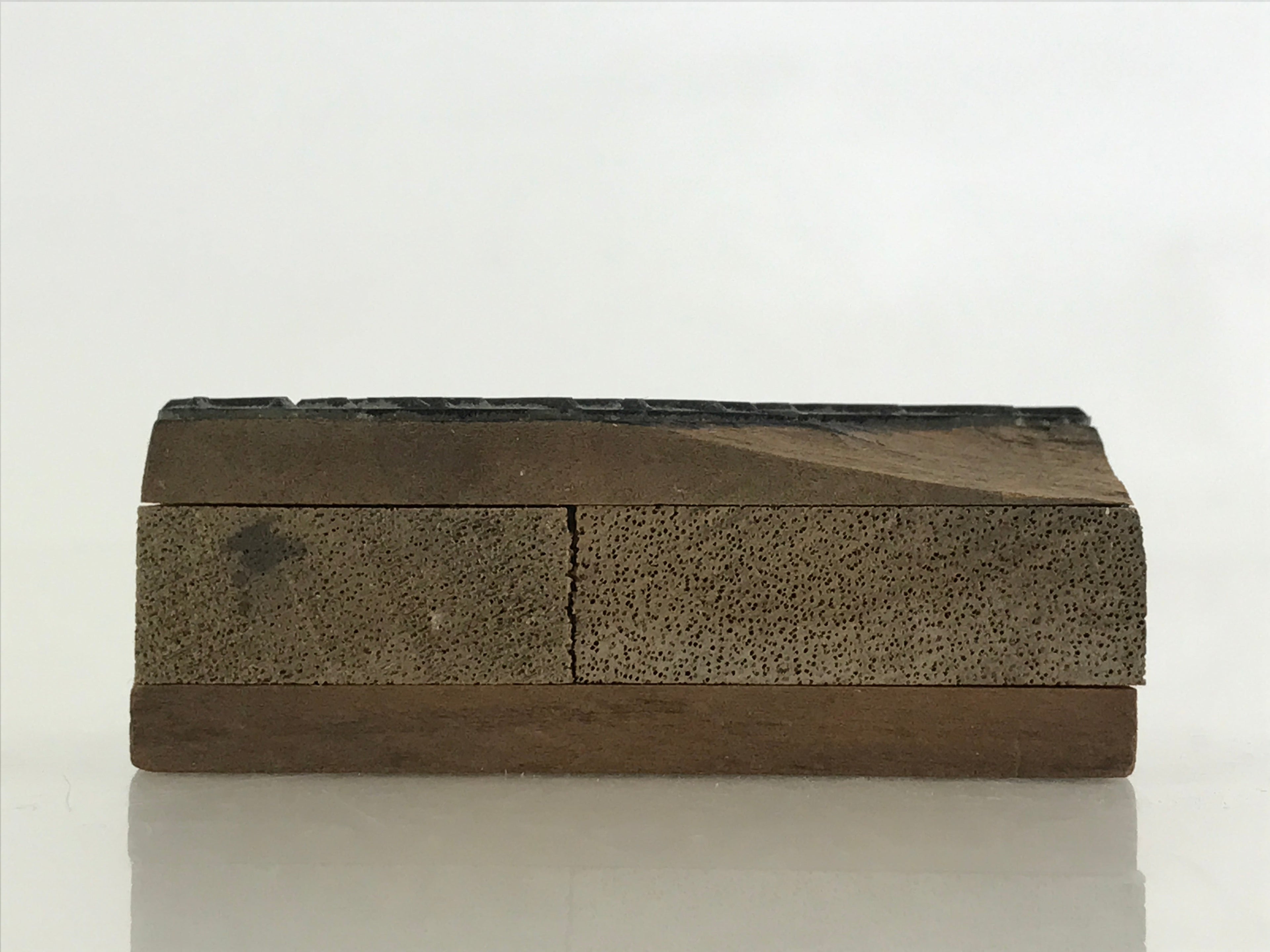 Japanese Wooden Stamp Hanko Inkan Vtg Metal Okina Kitchin Phone Number HS162