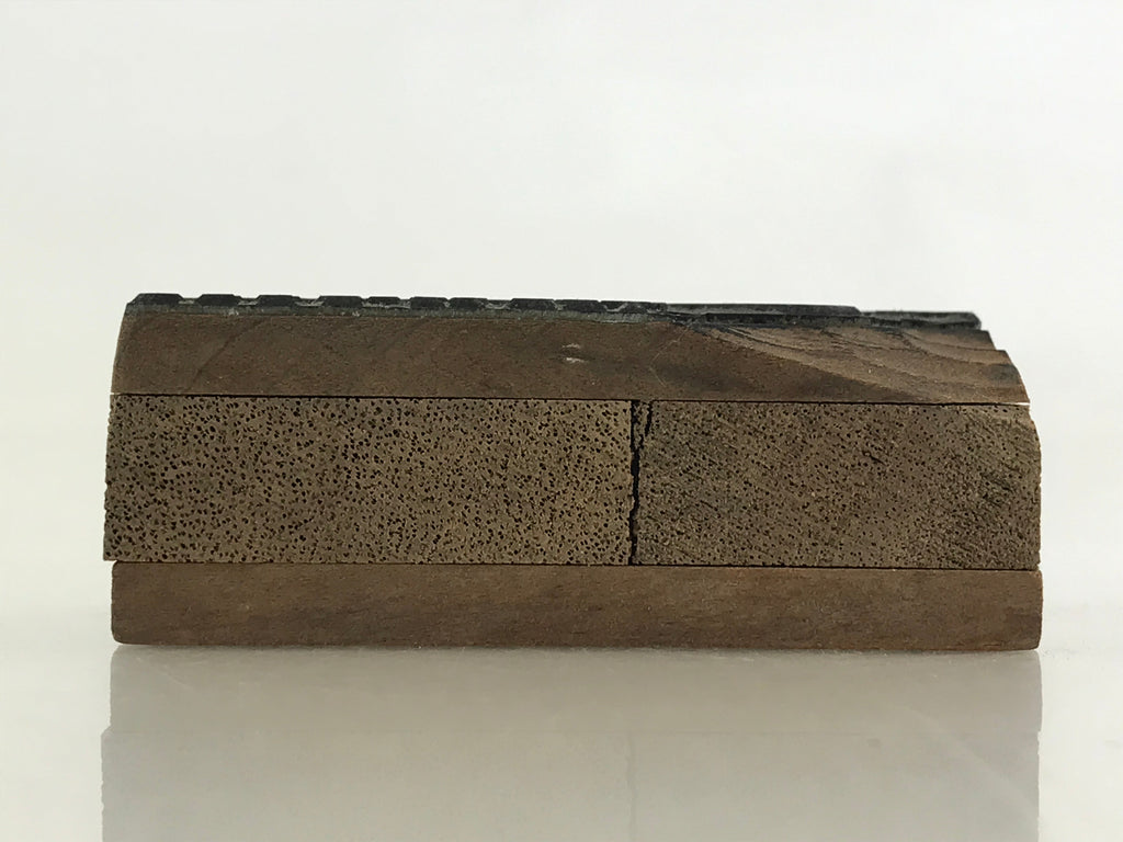 Japanese Wooden Stamp Hanko Inkan Vtg Metal Okina Kitchin Phone Number HS162