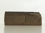 Japanese Wooden Stamp Hanko Inkan Vtg Metal Okina Kitchin Phone Number HS162