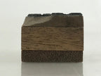 Japanese Wooden Stamp Hanko Inkan Vtg Metal Okina Kitchin Phone Number HS162