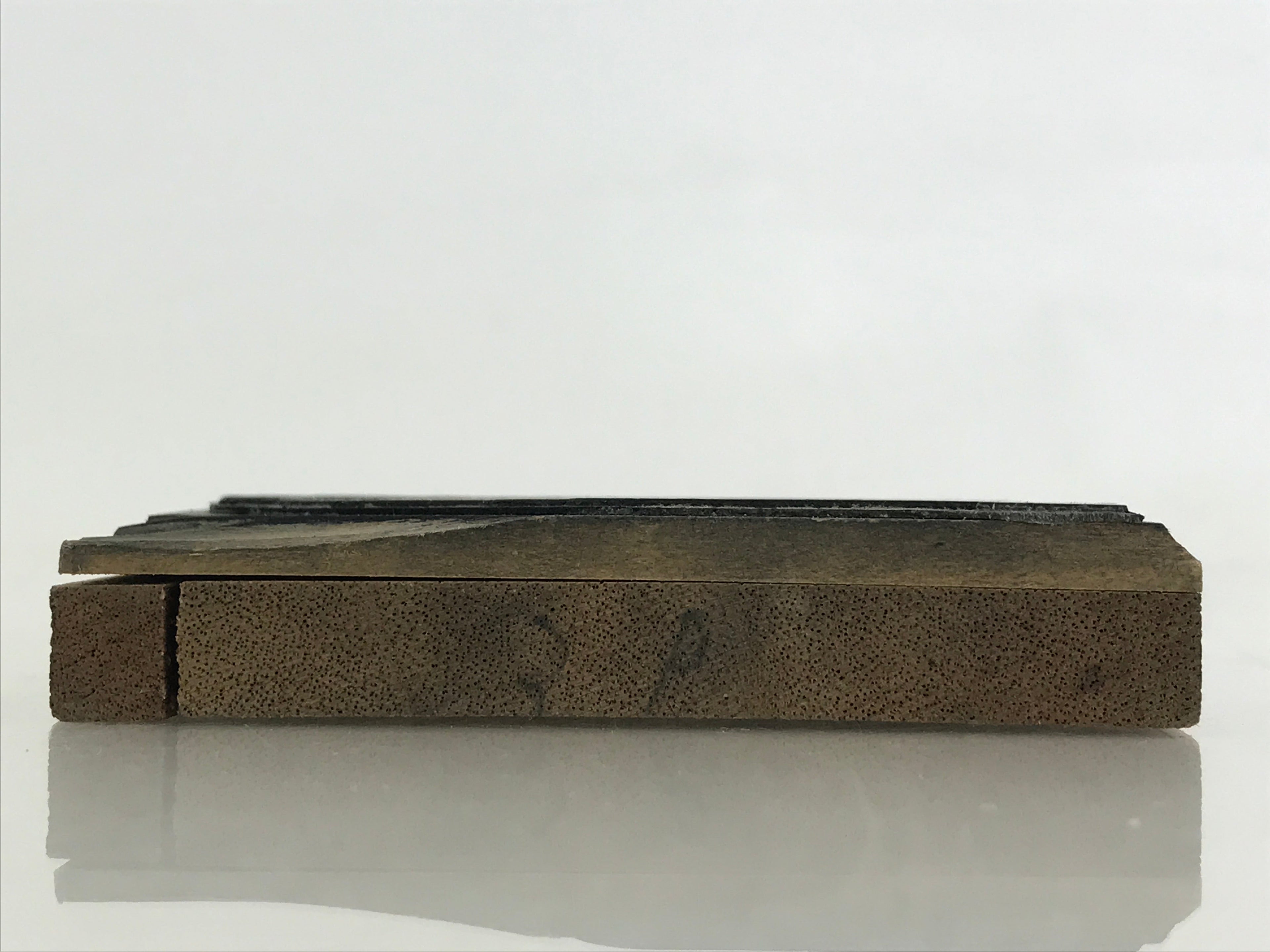 Japanese Wooden Stamp Hanko Inkan Vtg Metal Seal Machine Part Drawing HS142