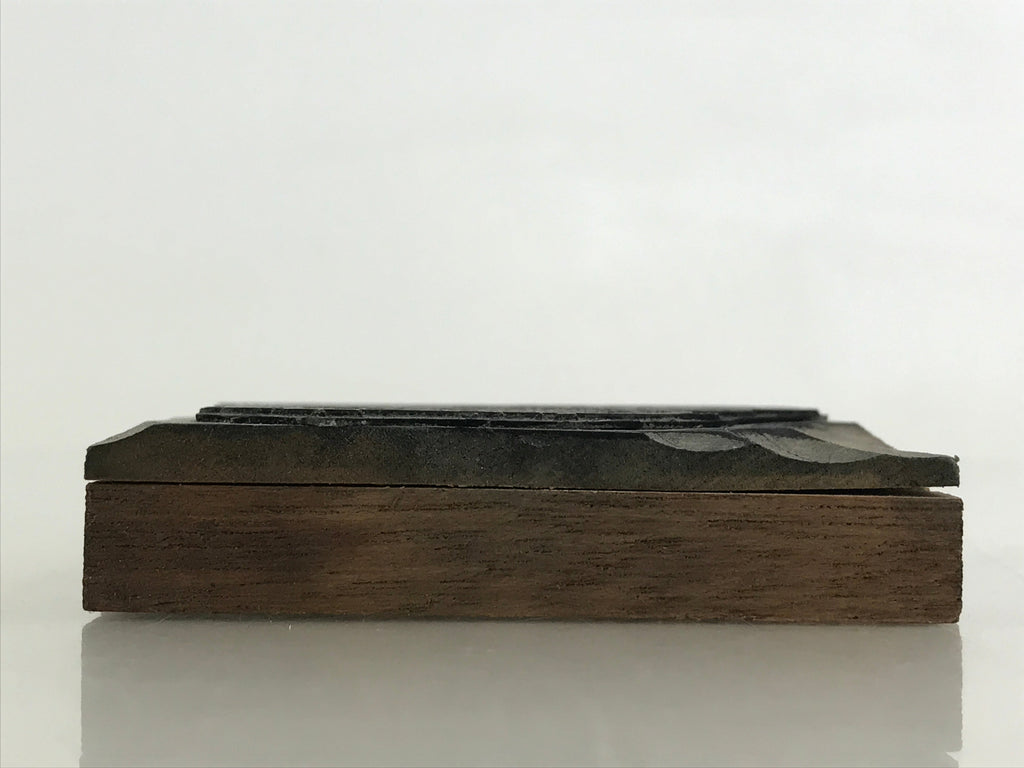Japanese Wooden Stamp Hanko Inkan Vtg Metal Seal Machine Part Drawing HS142