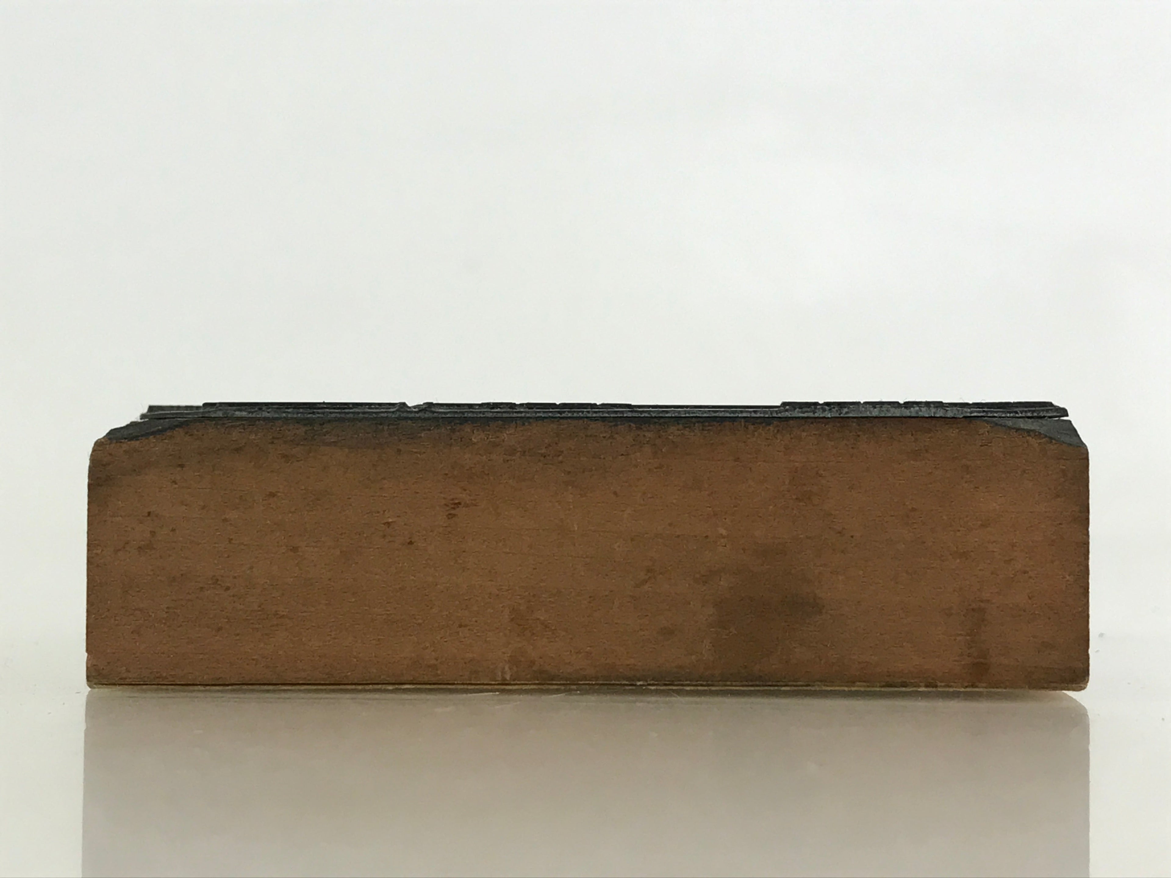 Japanese Wooden Stamp Hanko Inkan Vtg Metal Seal Nagoya Schematic Map HS141