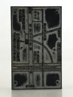 Japanese Wooden Stamp Hanko Inkan Vtg Metal Seal Nagoya Schematic Map HS145