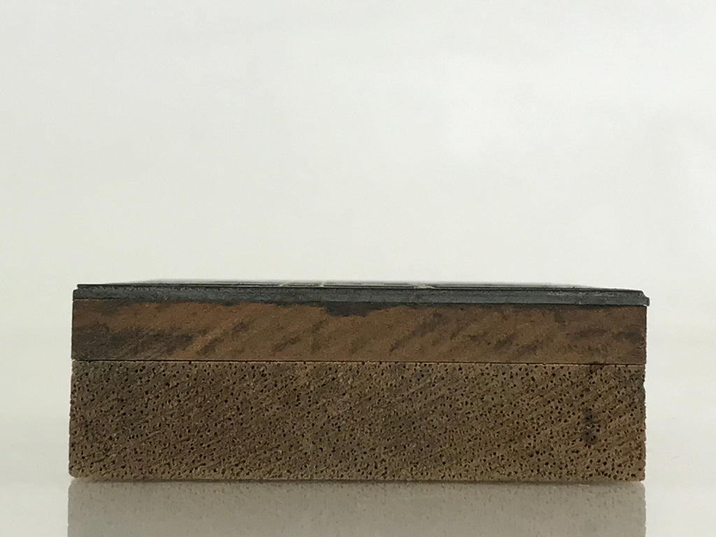 Japanese Wooden Stamp Hanko Inkan Vtg Metal Seal Nagoya Schematic Map HS145