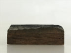 Japanese Wooden Stamp Hanko Inkan Vtg Metal Seal Storage Tank Illustration HS143