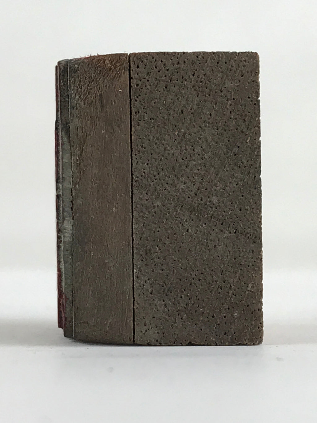 Japanese Wooden Stamp Hanko Inkan Vtg Metal Seal Textile Products Mark Lines HS1