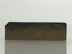 Japanese Wooden Stamp Hanko Inkan Vtg Metal Seal mechanical design HS153