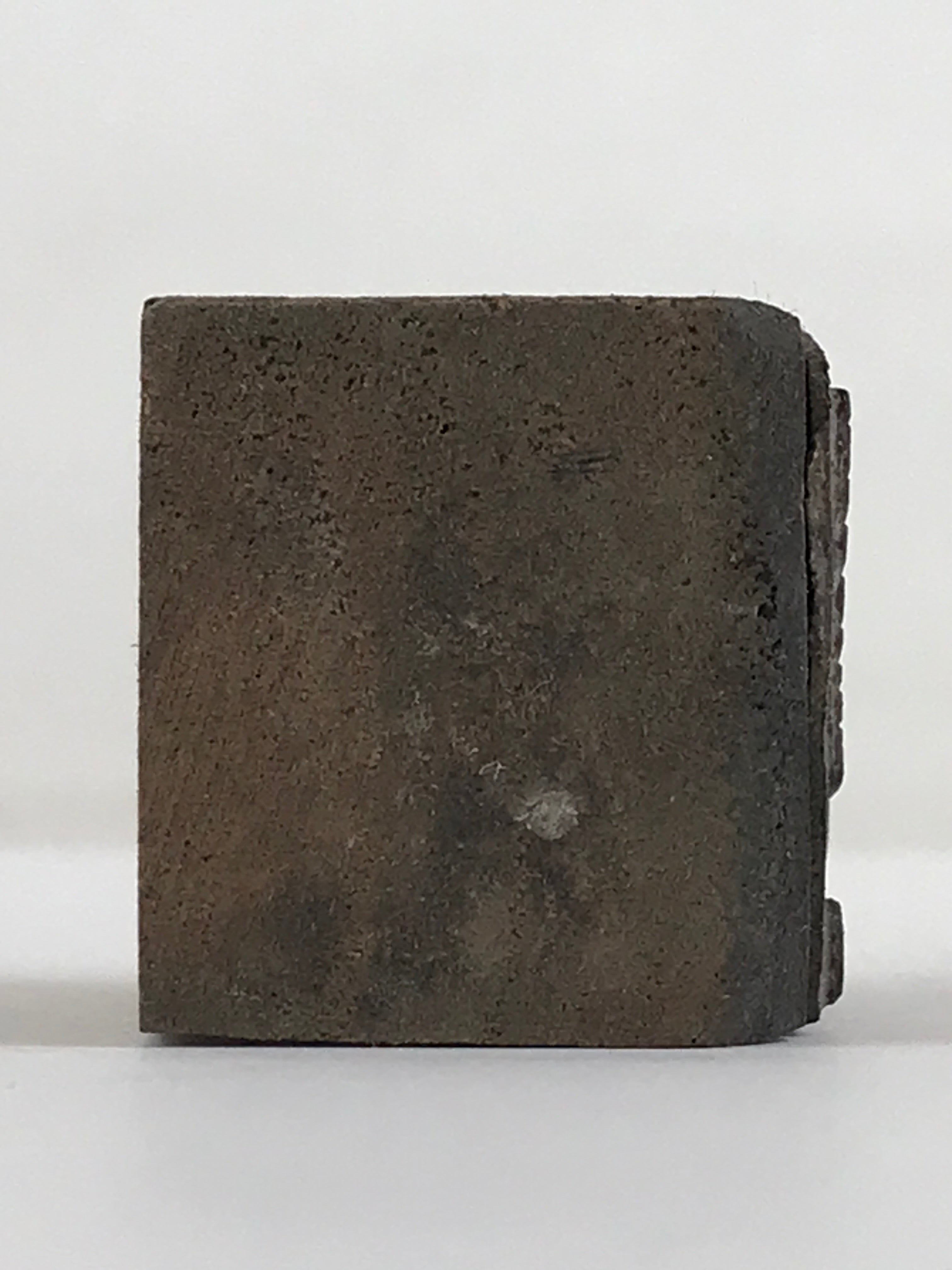 Japanese Wooden Stamp Seal Hanko Inkan Vtg Metal Apollo Oil Office Supplies HS10