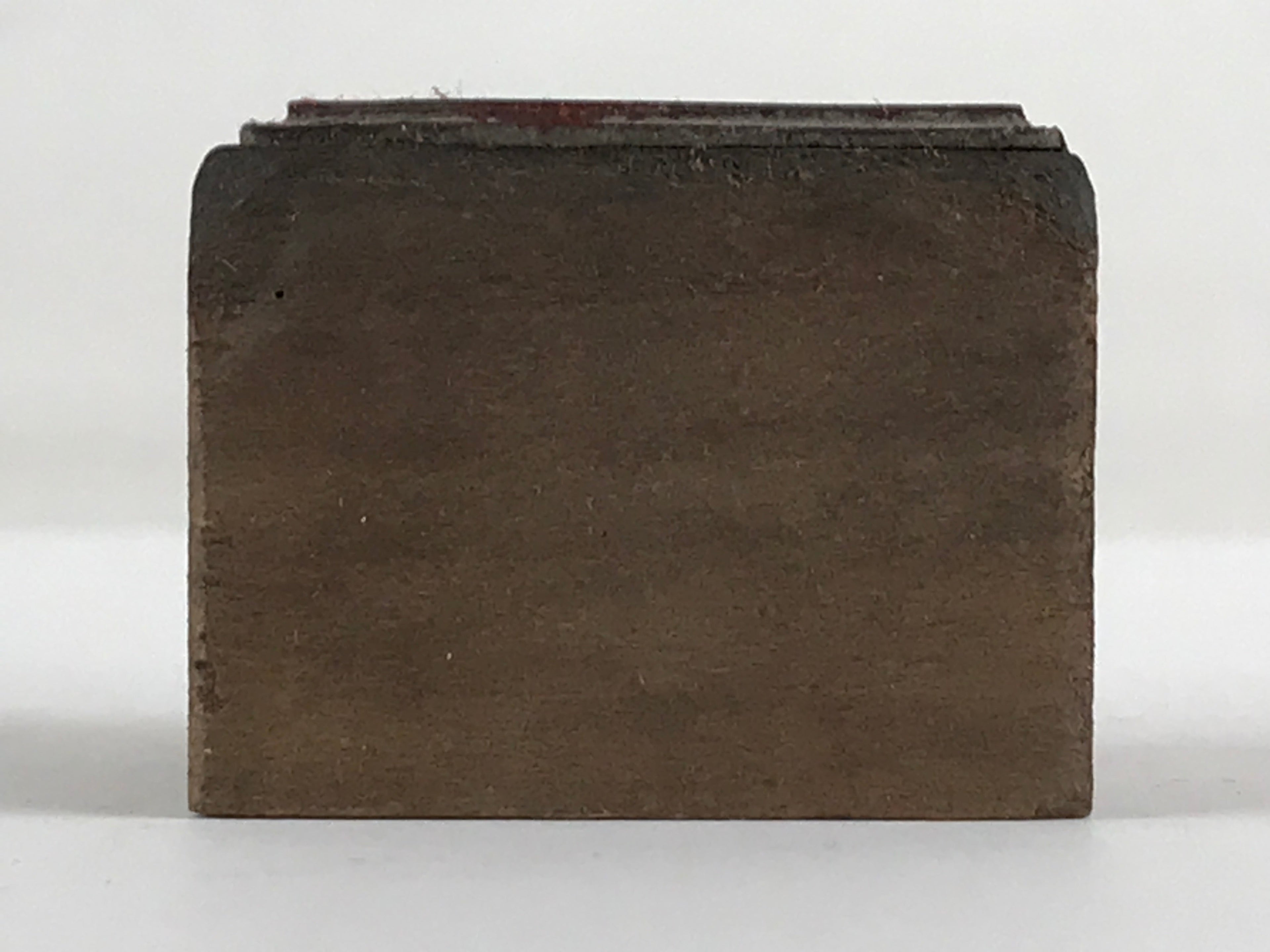 Japanese Wooden Stamp Seal Hanko Inkan Vtg Metal Apollo Oil Office Supplies HS10