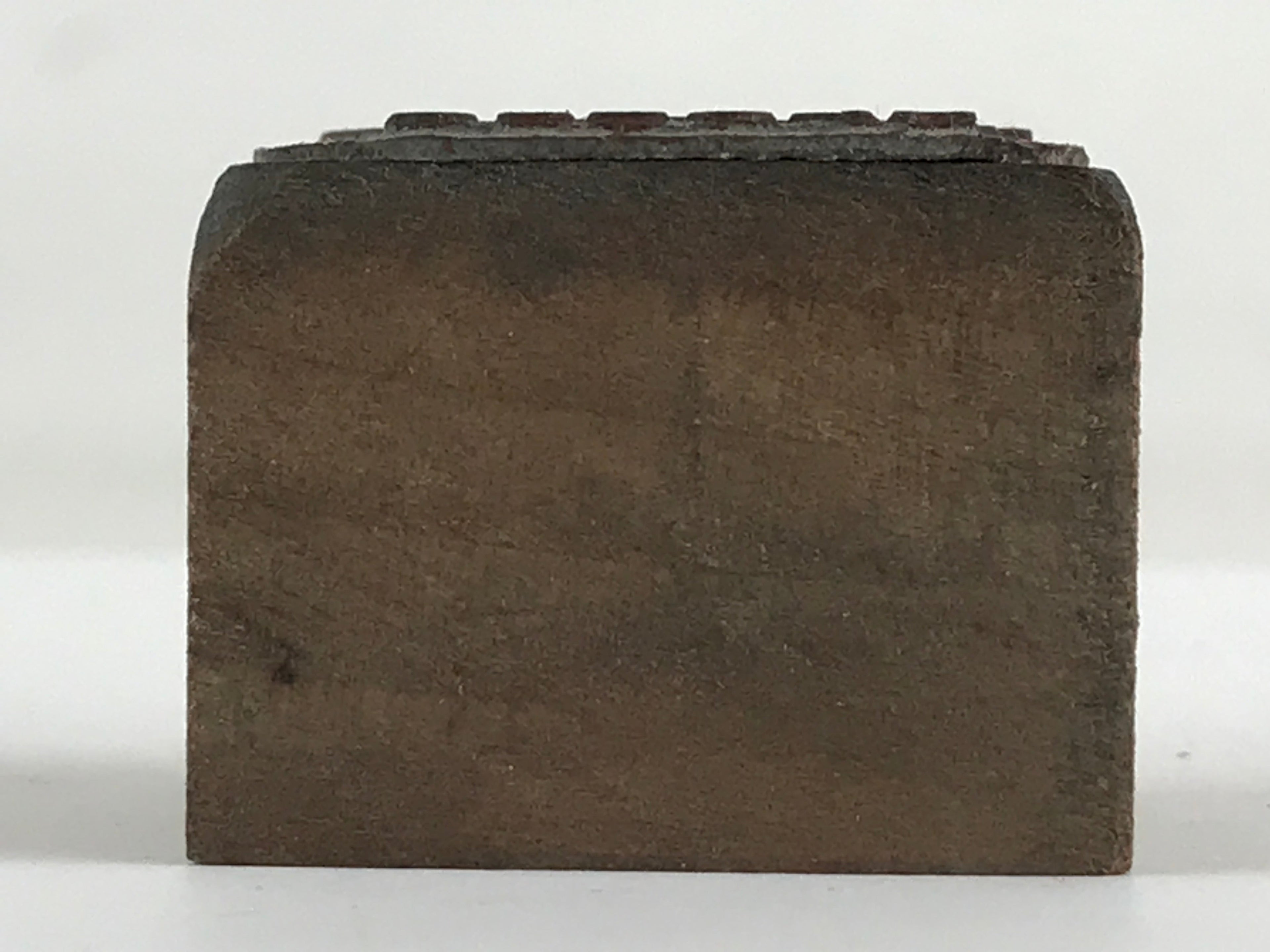 Japanese Wooden Stamp Seal Hanko Inkan Vtg Metal Apollo Oil Office Supplies HS10