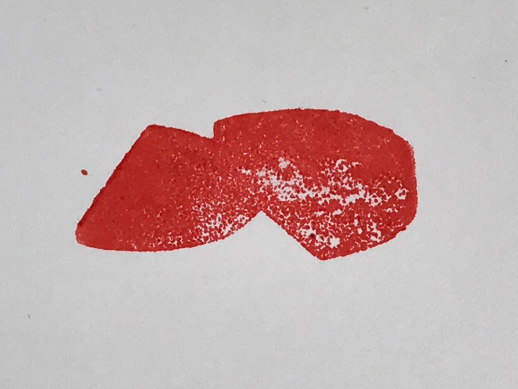 Japanese Wooden Stamp Seal Hanko Inkan Vtg Metal Fish-Shape Office Supplies HS10