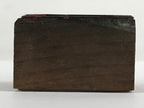 Japanese Wooden Stamp Seal Hanko Inkan Vtg Metal Fish-Shape Office Supplies HS10