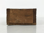 Japanese Wooden Storage Box Inside 10.4x7.9x4.8cm Ikeda Shoten Dark Brown X228