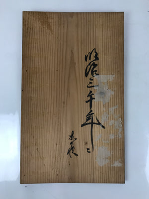 Japanese Wooden Storage Box Vtg Pottery Hako Inside 29x29x47.5cm