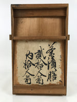 Japanese Wooden Storage Box Vtg Pottery Hako Inside 29x29x47.5cm X212