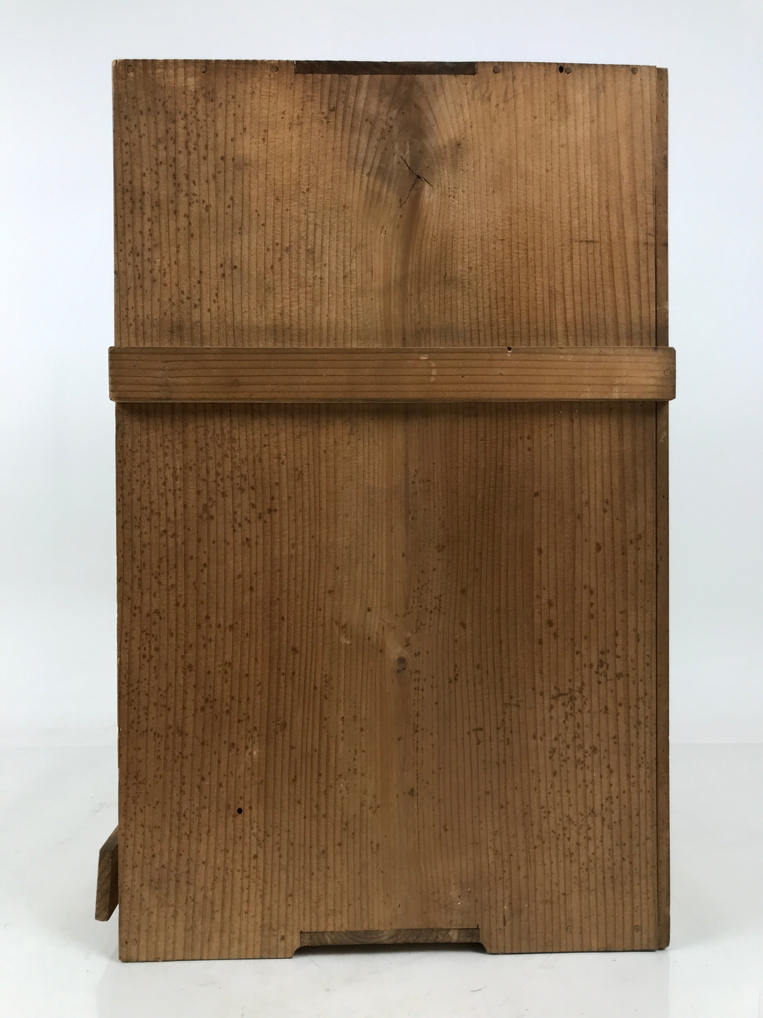 Japanese Wooden Storage Box Vtg Pottery Hako Inside 29x29x47.5cm X212