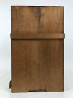 Japanese Wooden Storage Box Vtg Pottery Hako Inside 29x29x47.5cm X212