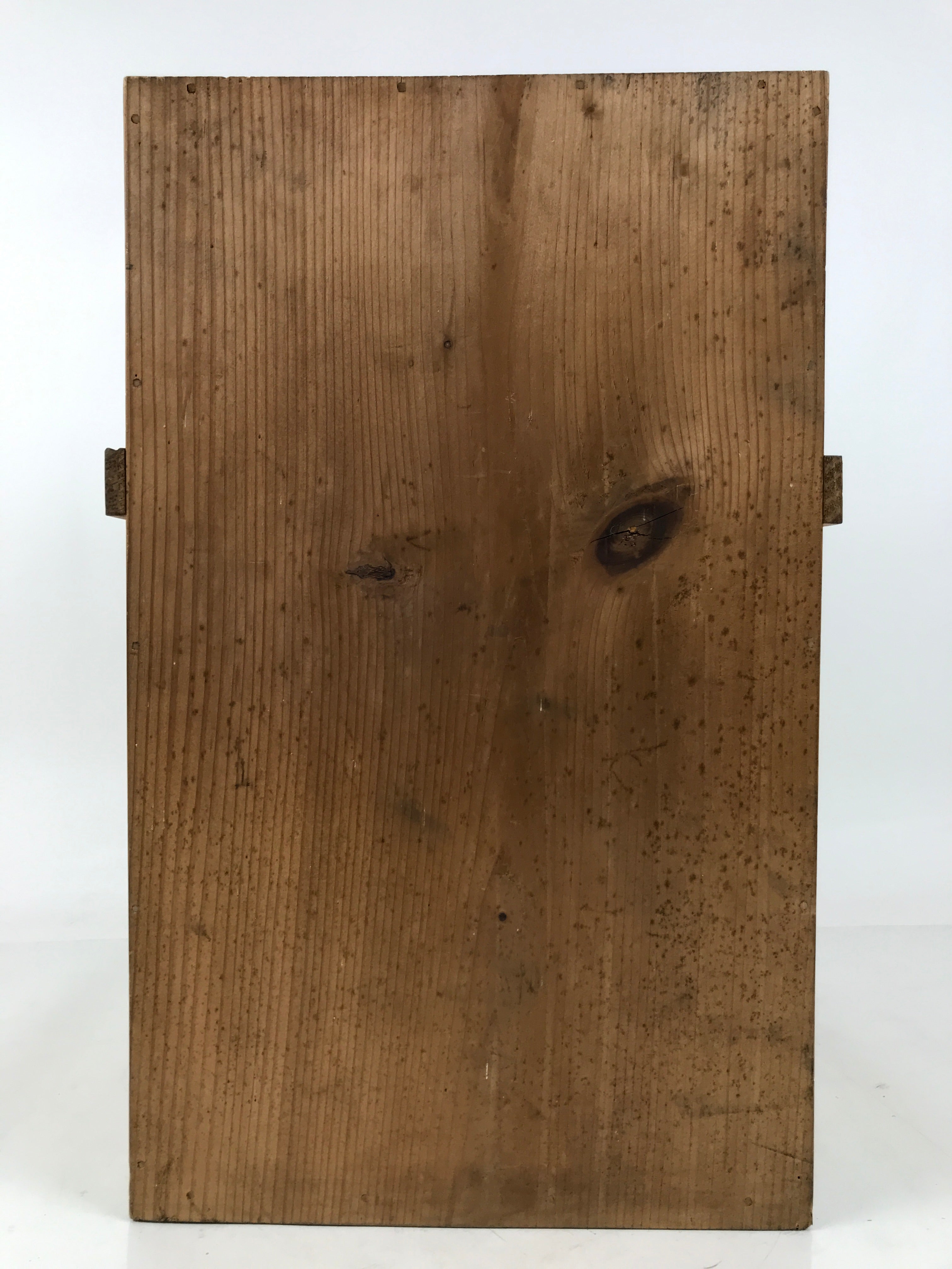 Japanese Wooden Storage Box Vtg Pottery Hako Inside 29x29x47.5cm X212