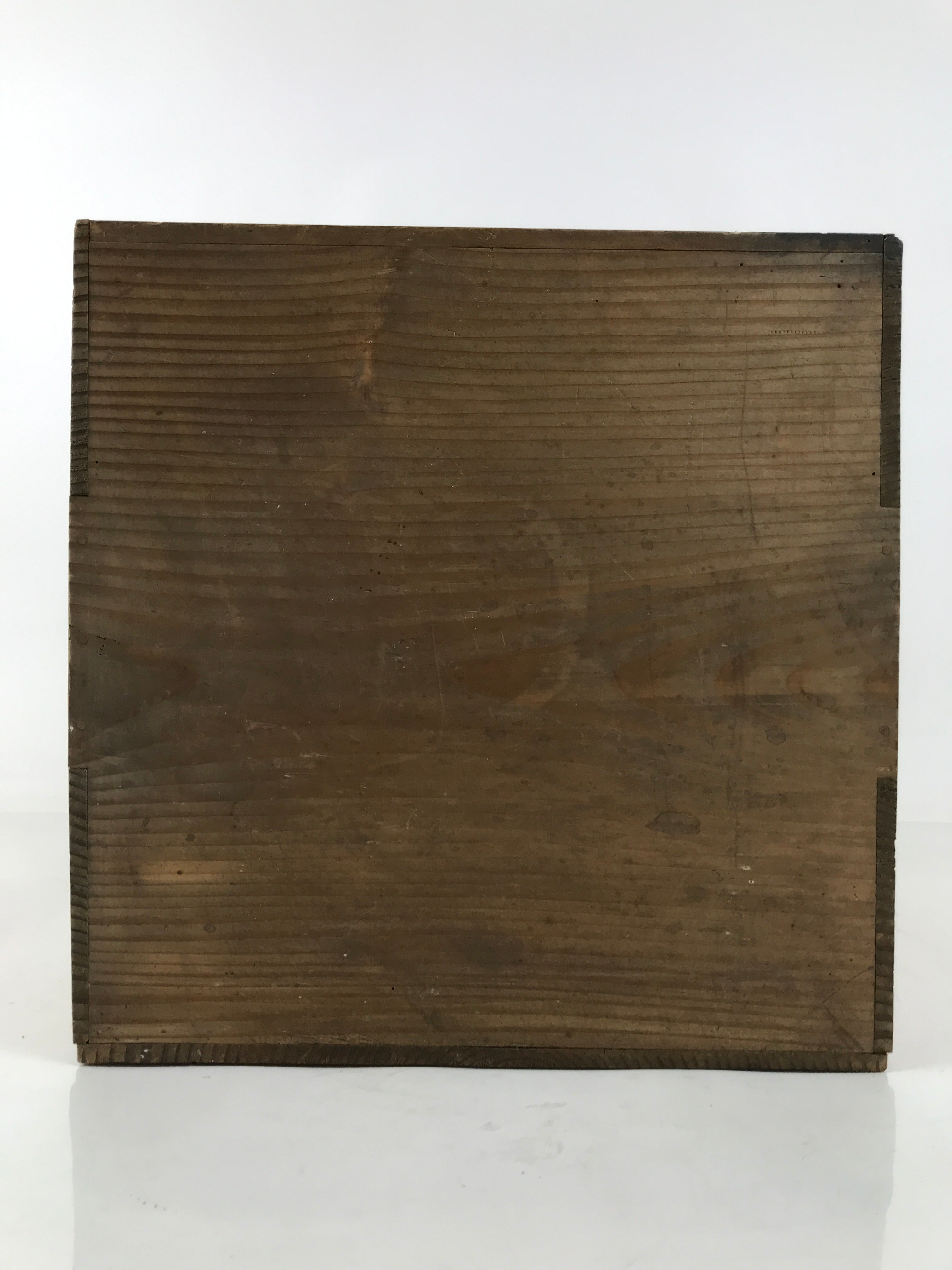 Japanese Wooden Storage Box Vtg Pottery Hako Inside 29x29x47.5cm X212