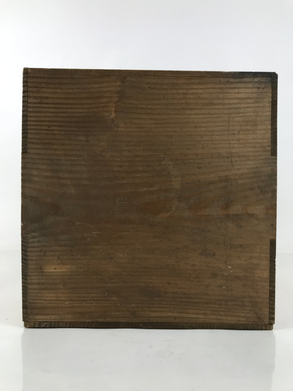Japanese Wooden Storage Box Vtg Pottery Hako Inside 29x29x47.5cm X212