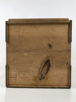 Japanese Wooden Storage Box Vtg Pottery Hako Inside 29x29x47.5cm X212