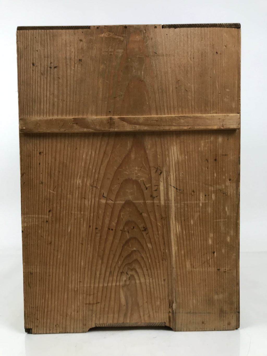 Japanese Wooden Storage Box Vtg Pottery Hako Inside 33.5x33.5x46.5cm X211