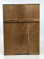 Japanese Wooden Storage Box Vtg Pottery Hako Inside 33.5x33.5x46.5cm X211