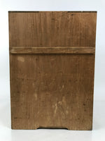 Japanese Wooden Storage Box Vtg Pottery Hako Inside 33.5x33.5x46.5cm X211