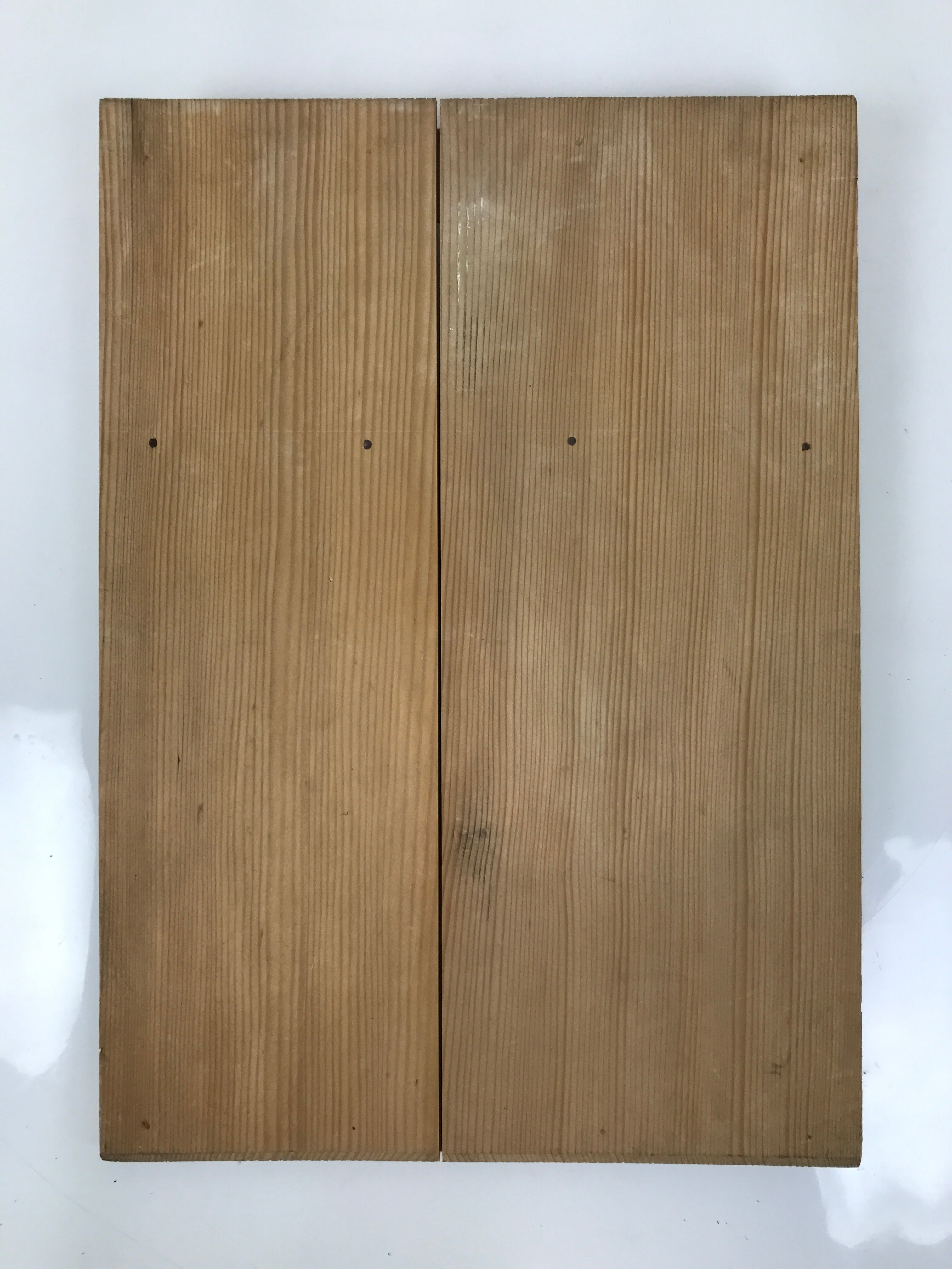 Japanese Wooden Storage Box Vtg Pottery Hako Inside 33.5x33.5x46.5cm X211