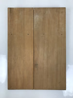 Japanese Wooden Storage Box Vtg Pottery Hako Inside 33.5x33.5x46.5cm X211