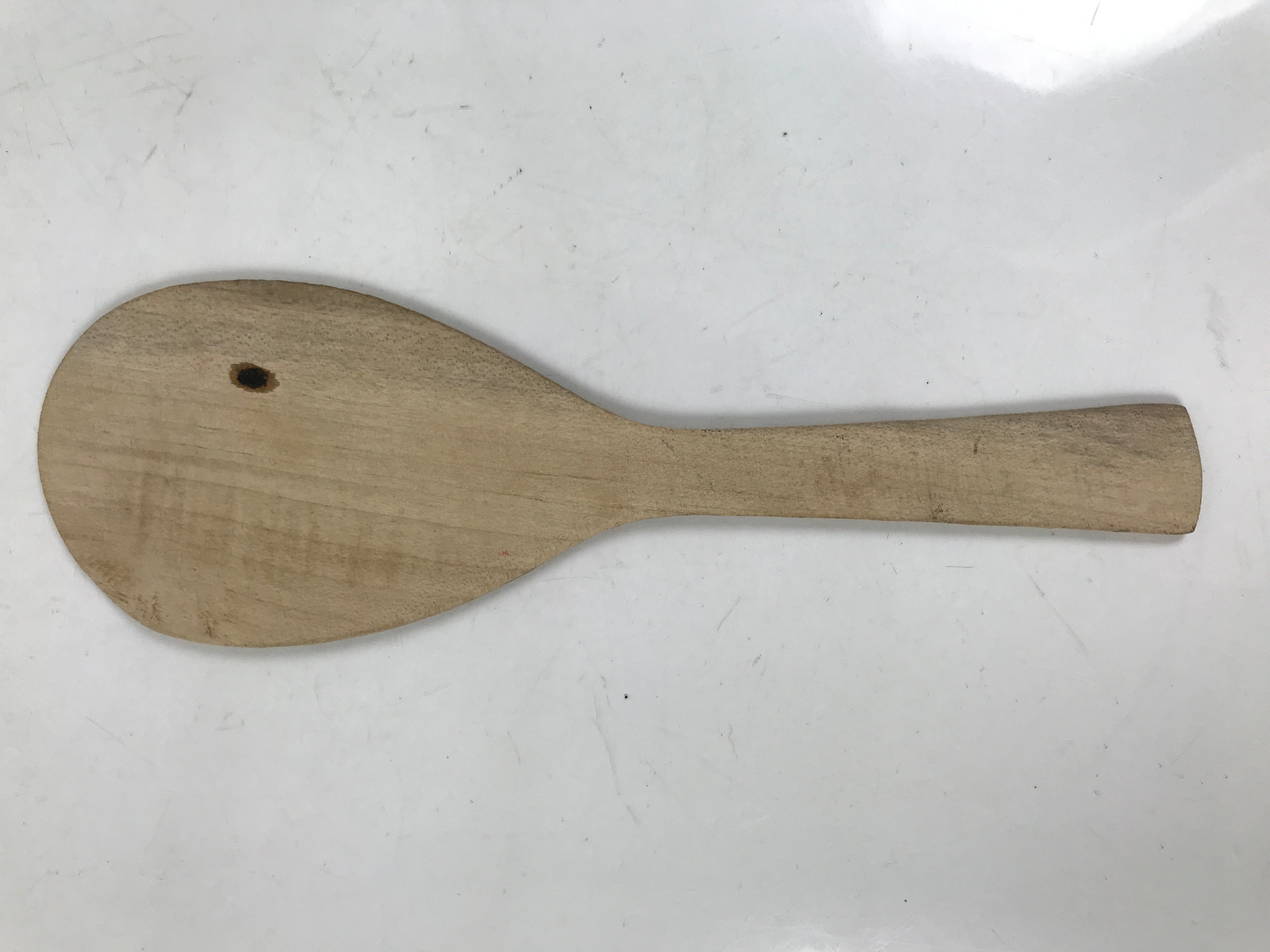 Japanese Wooden Sushi Rice Paddle Vtg Spatula Scoop Light Brown Shamoji JK890