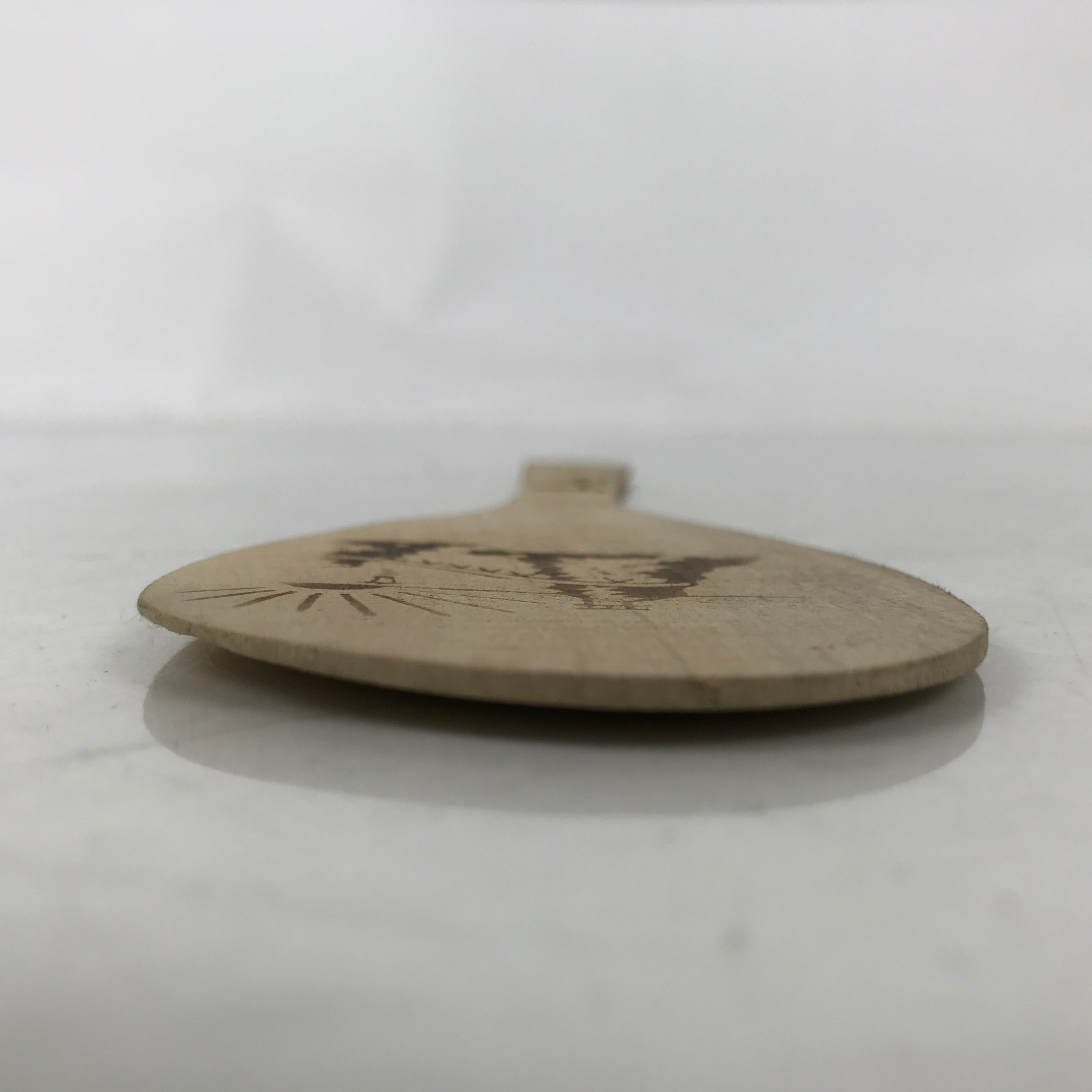 Japanese Wooden Sushi Rice Paddle Vtg Spatula Scoop Light Brown Shamoji JK890