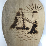 Japanese Wooden Sushi Rice Paddle Vtg Spatula Scoop Light Brown Shamoji JK890