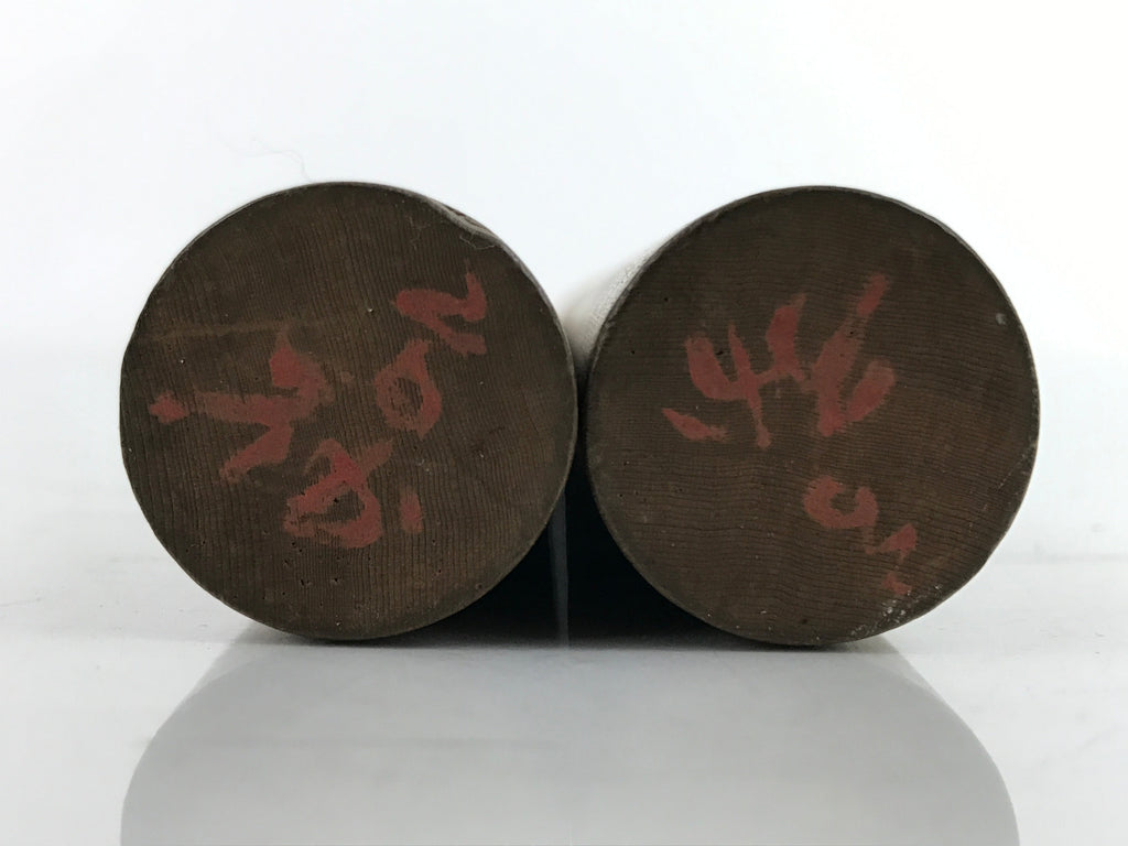Japanese Wooden Taiko Drumsticks Bachi Vtg Musical Instrument Odaiko JK748