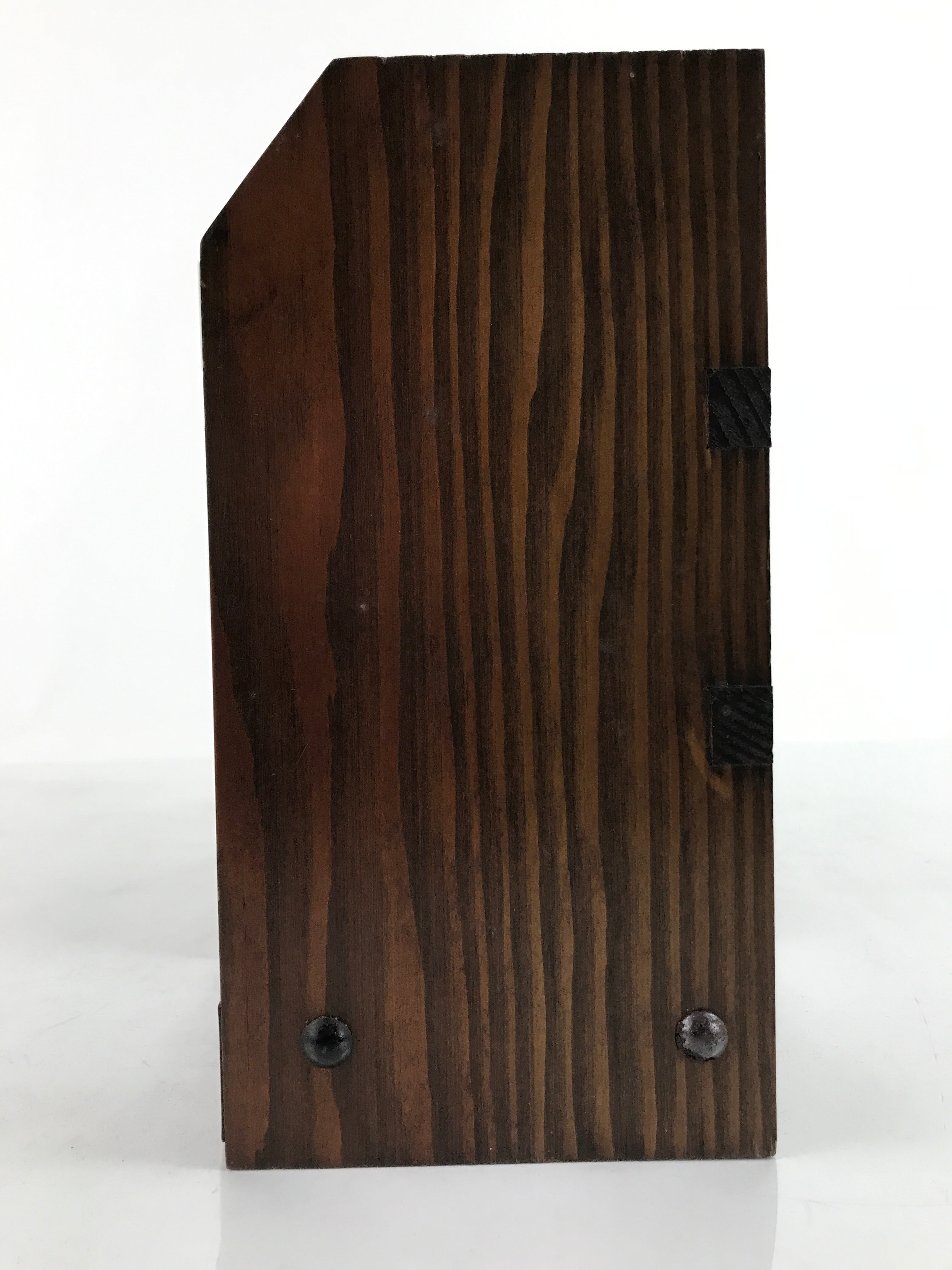 Japanese Wooden Tansu Storage Chest Bookshelf Vtg Trinket Box 2 Drawers T371