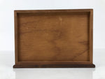 Japanese Wooden Tansu Storage Chest Haribako Vtg Sewing Box 3 Drawers Brown T415
