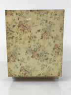 Japanese Wooden Tansu Storage Chest Haribako Vtg Sewing Box 4 Drawer Floral T411