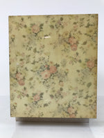 Japanese Wooden Tansu Storage Chest Haribako Vtg Sewing Box 4 Drawer Floral T411