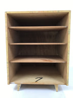 Japanese Wooden Tansu Storage Chest Haribako Vtg Sewing Box 4 Drawer Floral T411