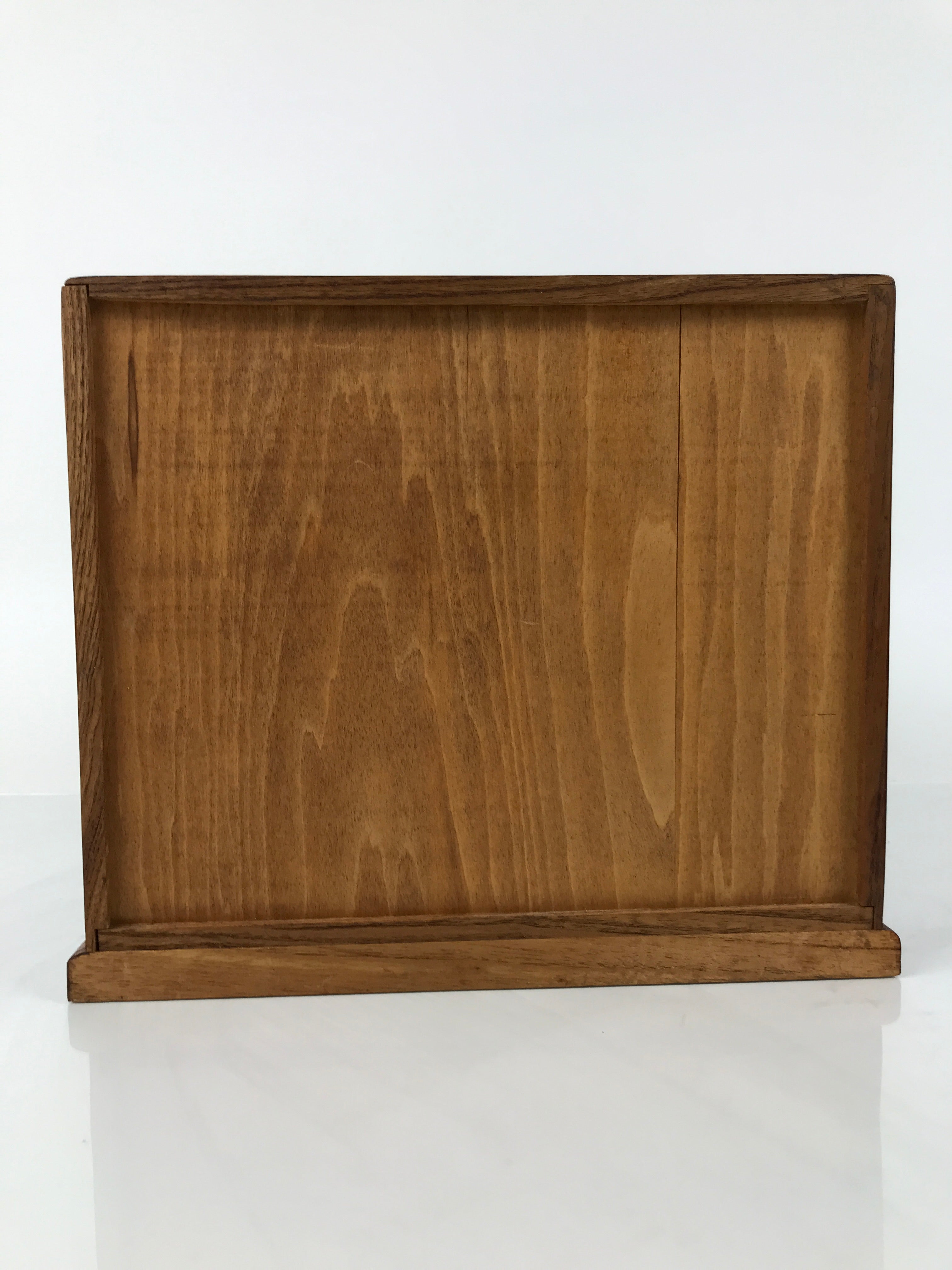 Japanese Wooden Tansu Storage Chest Haribako Vtg Sewing Box 4 Drawers Brown T410