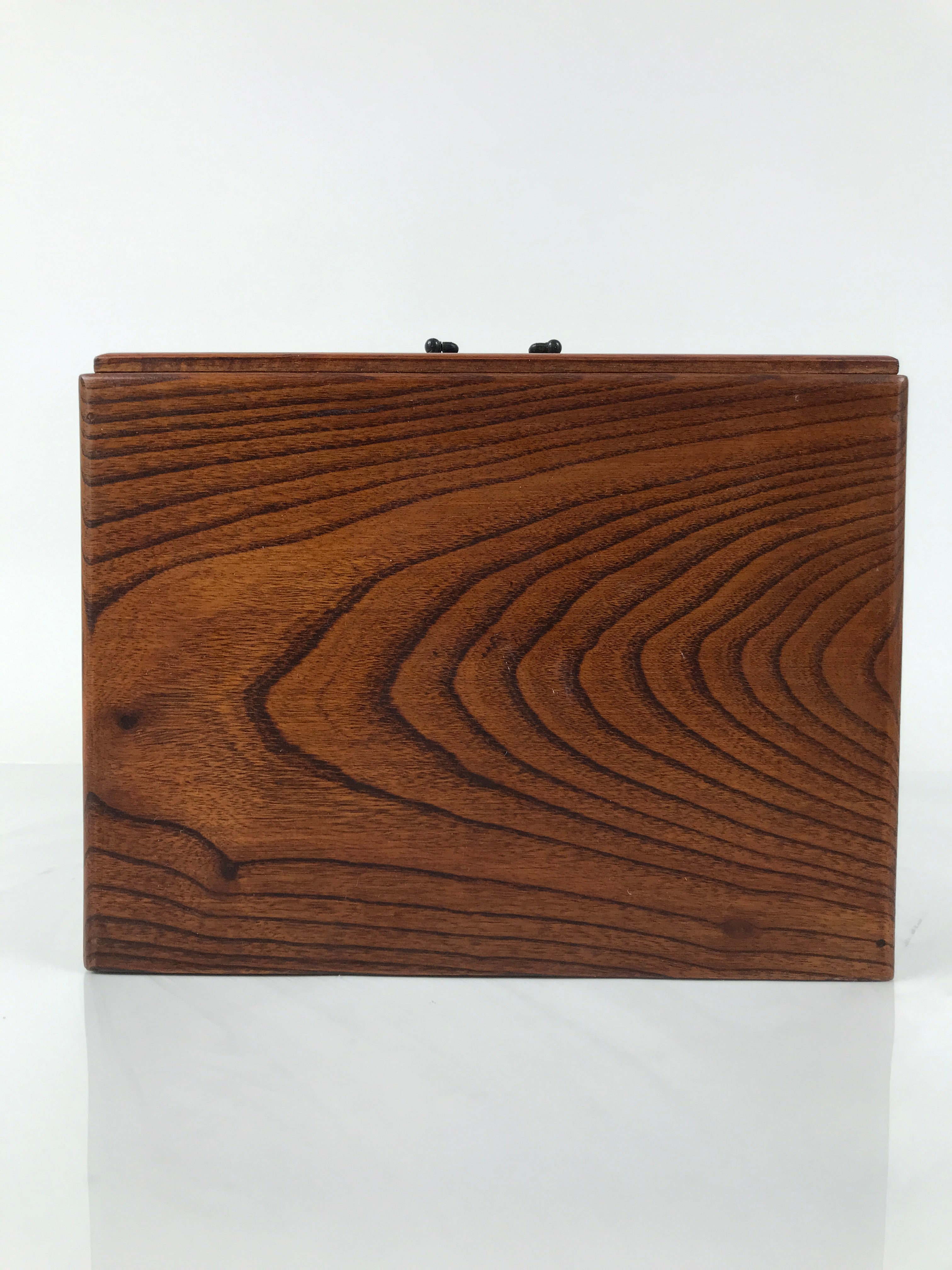 Japanese Wooden Tansu Storage Chest Haribako Vtg Sewing Box 4 Drawers Brown T410