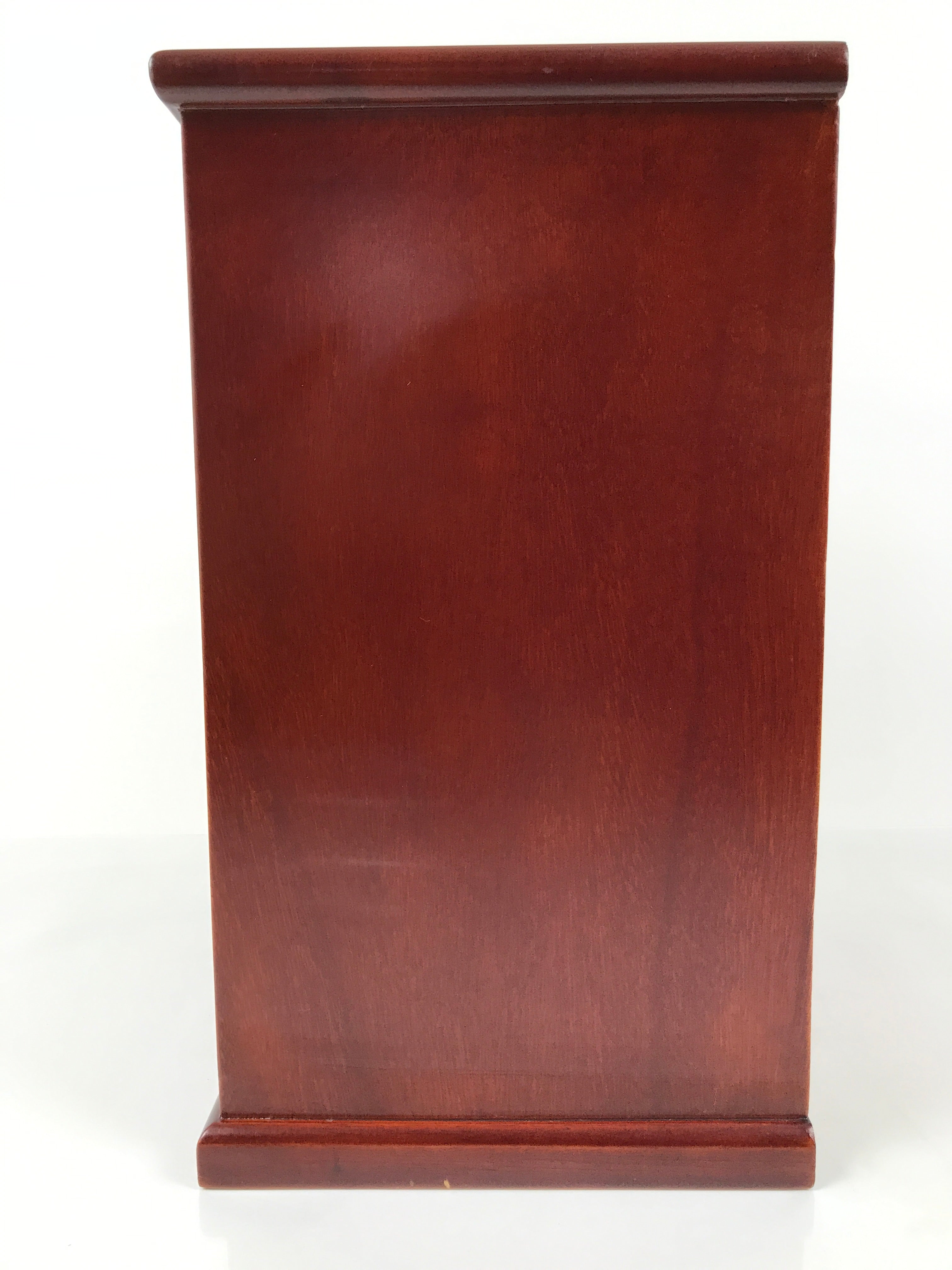 Japanese Wooden Tansu Storage Chest Haribako Vtg Sewing Box 5 Drawers Brown T413