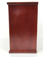 Japanese Wooden Tansu Storage Chest Haribako Vtg Sewing Box 5 Drawers Brown T413