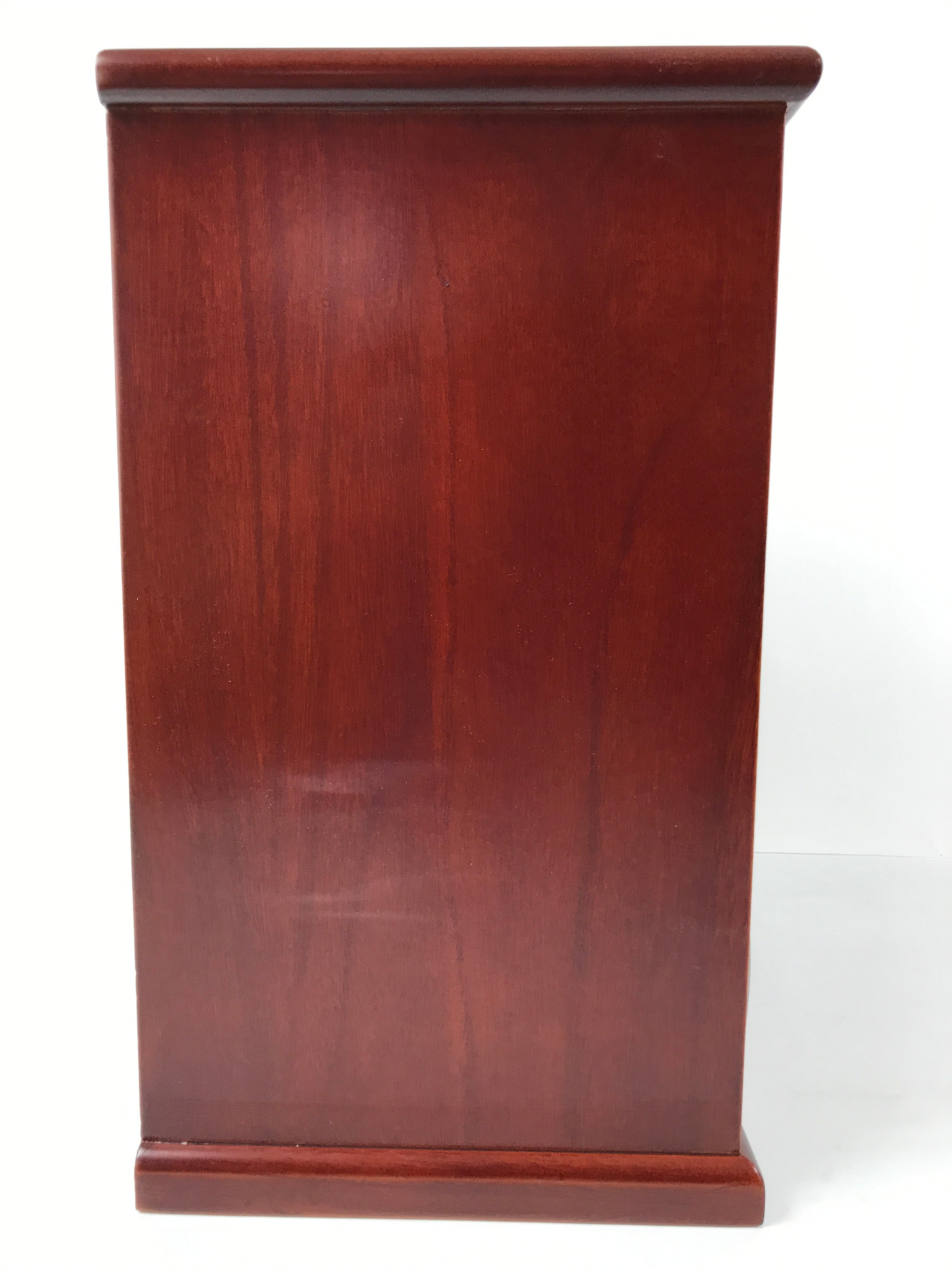 Japanese Wooden Tansu Storage Chest Haribako Vtg Sewing Box 5 Drawers Brown T413