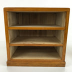 Japanese Wooden Tansu Storage Chest Vtg Haribako 3 Drawers Light Brown T379